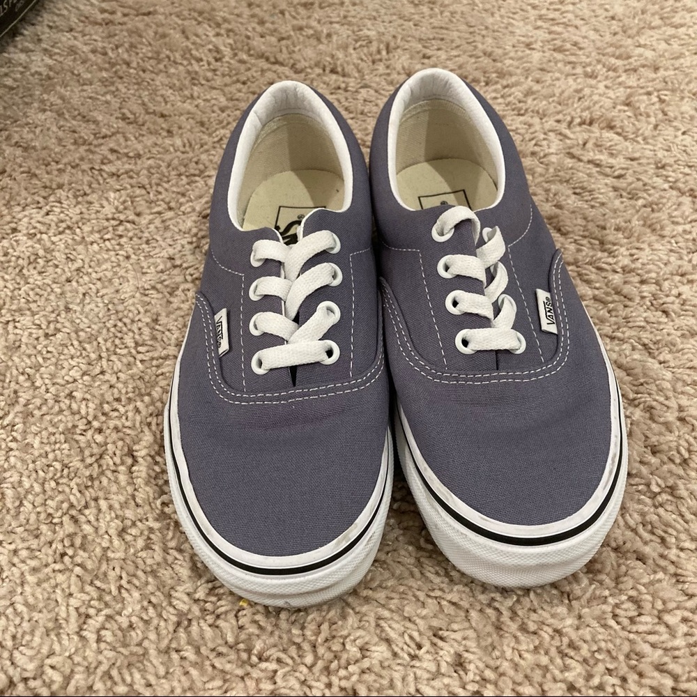 TO BE DONATED Vans Purple Lace Up Size 6
